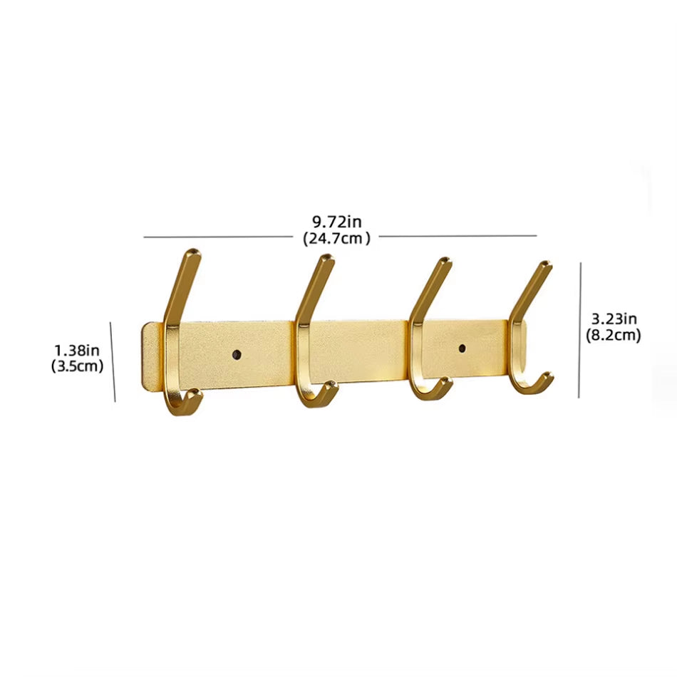 LuxeHook™ Rose Gold Wall Hooks – Sleek Storage, Effortless Style